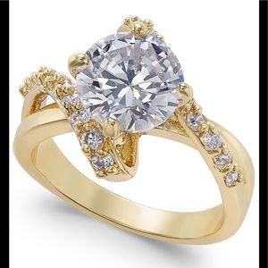 Crystal Bypass Ring Charter Club